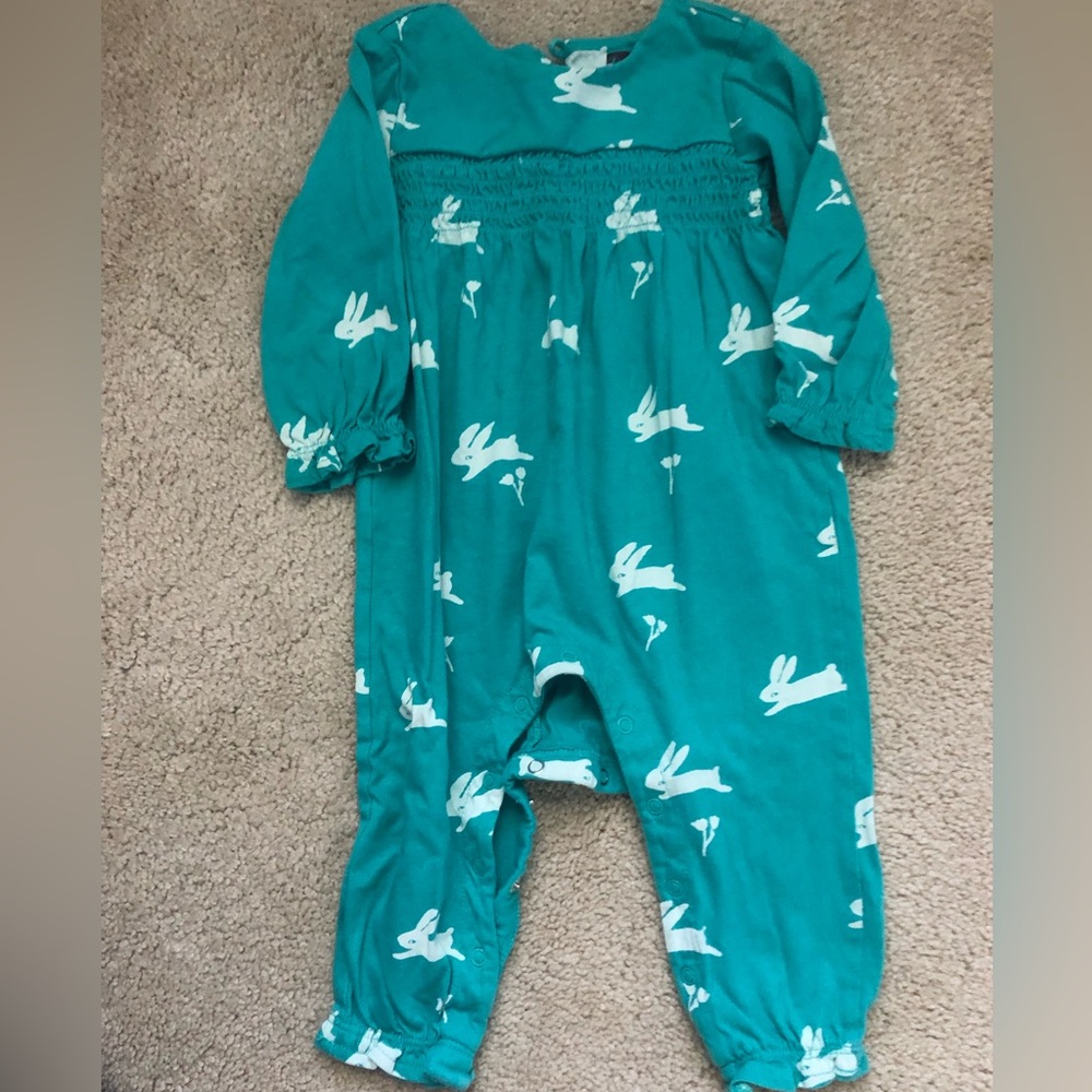 Tea collection long sleeve romper 6-9m